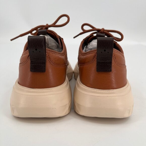 Cole Haan Zerogrand WFA Plaintoe Oxford British Tan Men\'s Size 9 Leather Lace Up main image 4